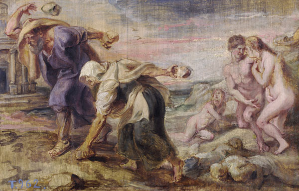 Deucalion and Pyrrha à Peter Paul Rubens