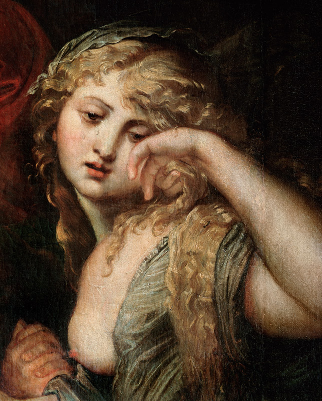 Mary Magdalene, detail from The Deposition à Peter Paul Rubens