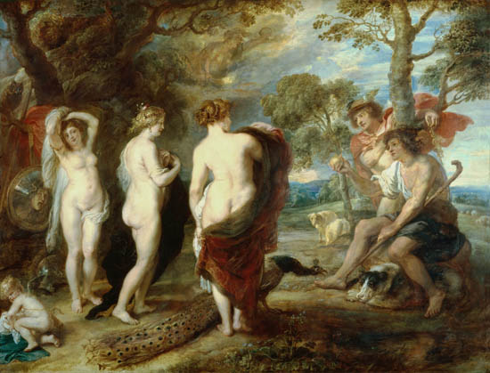Jugement Paris II à Peter Paul Rubens