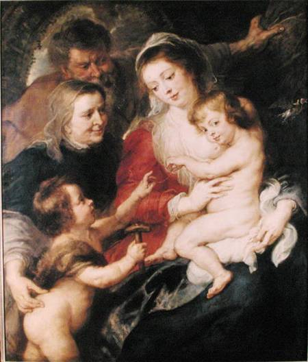 The Holy Family with St. Elizabeth and the Infant St. John the Baptist à Peter Paul Rubens