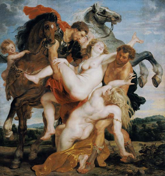 Le vol des filles de Leucippus à Peter Paul Rubens