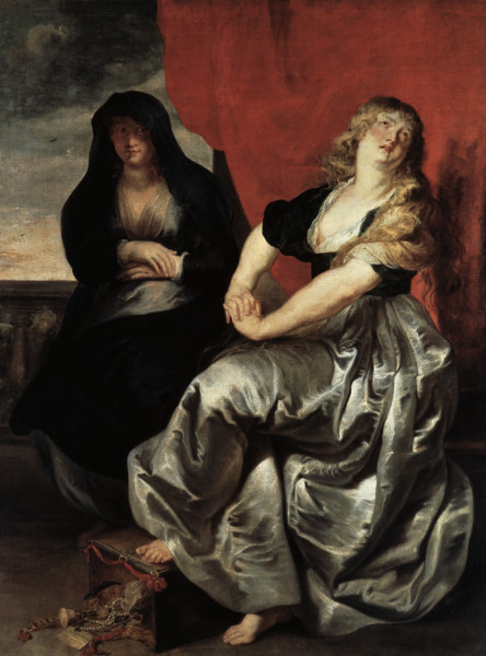 Rubens / Magdalene and Martha / Painting à Peter Paul Rubens