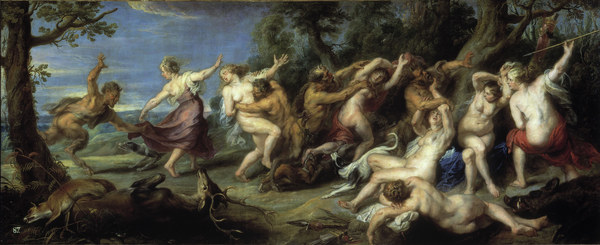 Rubens / Nymphs of Diana & Satyrs à Peter Paul Rubens