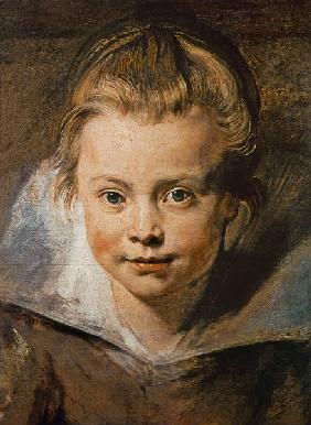 tête d'un enfant (Clara-Serena Rubens) autour de 1616.