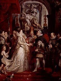Les mariage provisoires Marie DE  Médicis avec Henri IV.