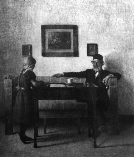 At Grandfather's House à Peter Vilhelm Ilsted
