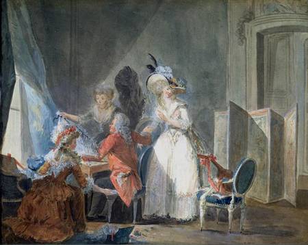 The Fashion Seller à Philibert-Louis Debucourt