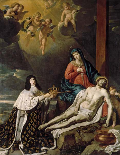 Louis XIII s oath / Champaigne painting à Philippe de Champaigne