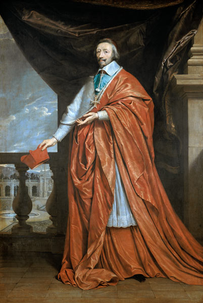 Portrait of Armand-Jean du Plessis - Philippe de Champaigne