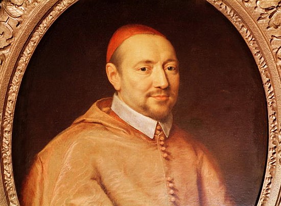 Portrait of Cardinal Pierre de Berulle (1575-1629) (detail) à Philippe de Champaigne