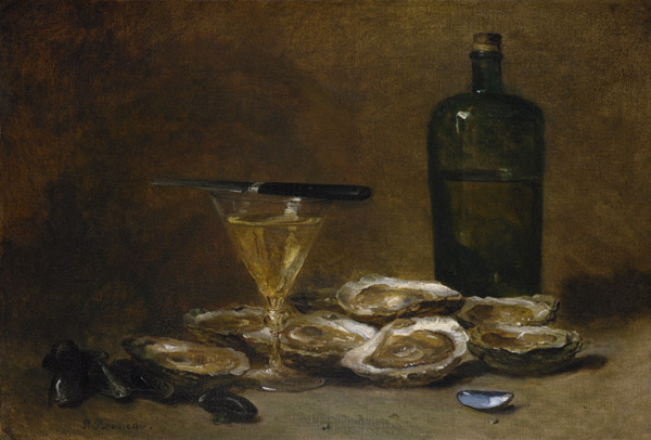 Still Life with Oysters à Philippe Rousseau