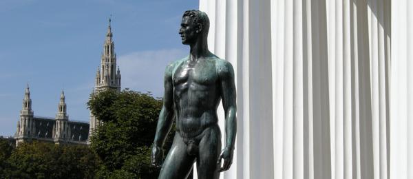 Statue au Volksgarten de Vienne 2011