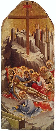 The Entombment of Christ à (Piero di Giovanni) Lorenzo Monaco