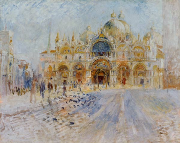 Place Saint Marc à Venise à Pierre-Auguste Renoir