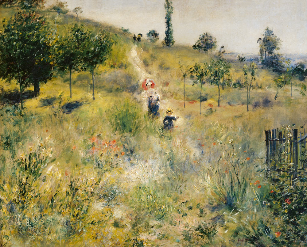 Auguste Renoir, Chemin montant... 1876/7 - Pierre-Auguste Renoir