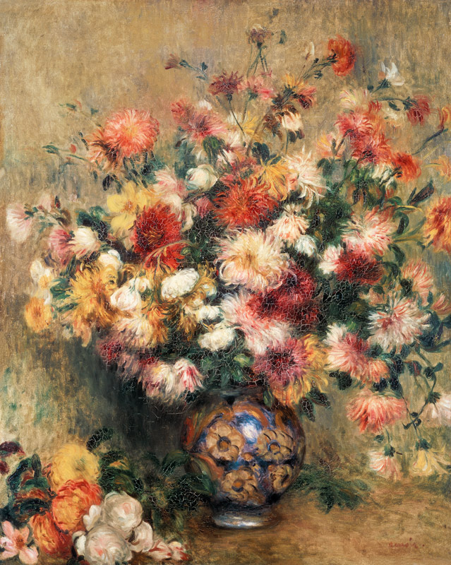 Dahlias à Pierre-Auguste Renoir