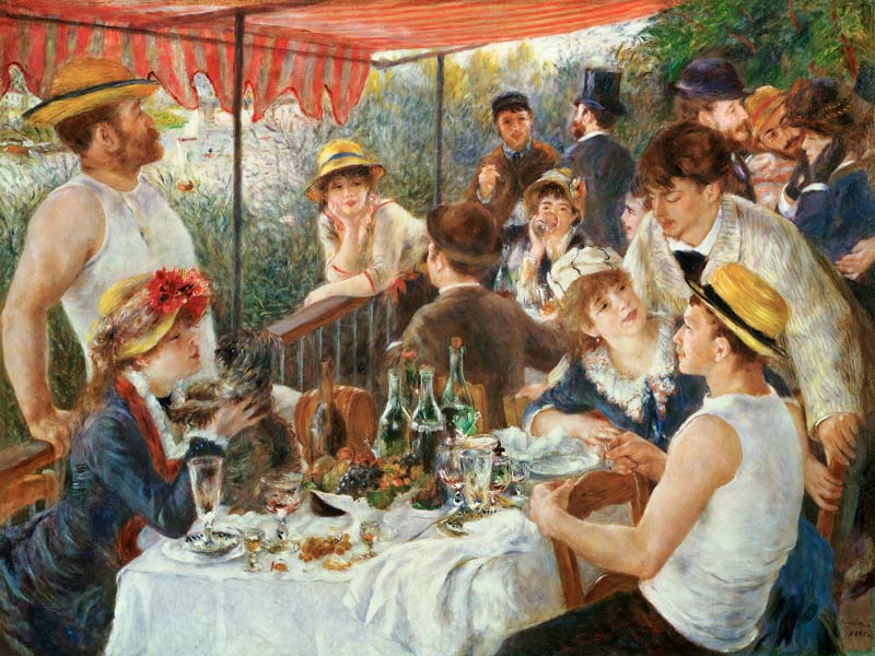 Le déjeuner des canotiers à Pierre-Auguste Renoir