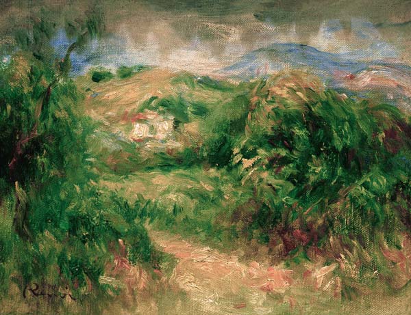 Renoir, Landschaft bei Cros-de-Cagnes à Pierre-Auguste Renoir