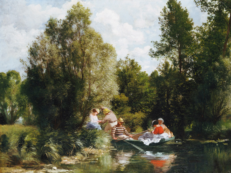 The Pond At Fees à Pierre-Auguste Renoir