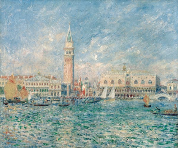 Venice (The Doge’s Palace) à Pierre-Auguste Renoir