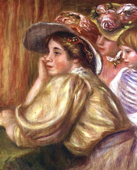 Coco and the two servants à Pierre-Auguste Renoir