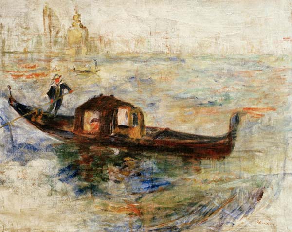 Renoir / Gondola in Venice / 1881 à Pierre-Auguste Renoir