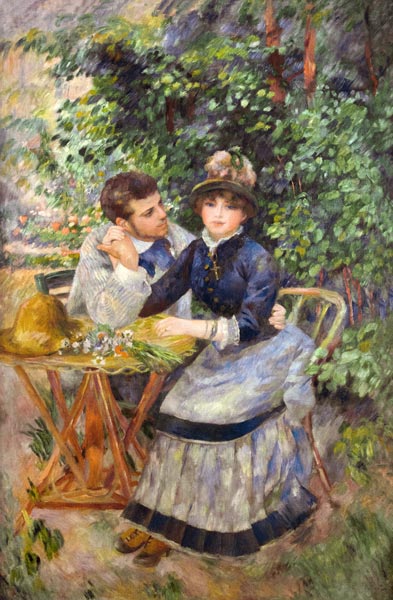 In the Garden à Pierre-Auguste Renoir