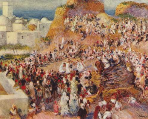 La Kasbah à Alger à Pierre-Auguste Renoir
