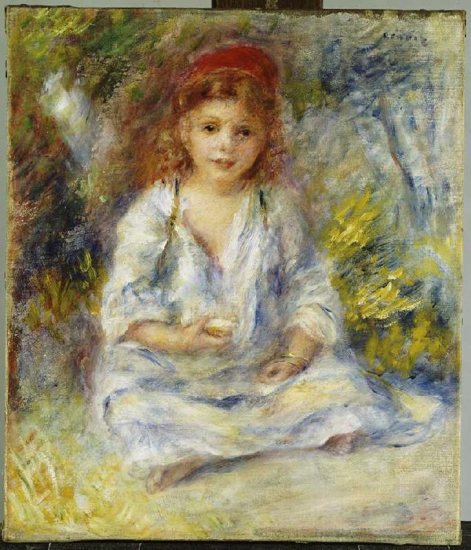 Kleines algerisches Mädchen à Pierre-Auguste Renoir