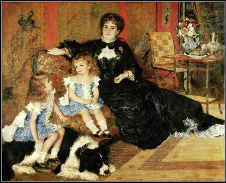 Madame Georges Charpentier and her Children à Pierre-Auguste Renoir