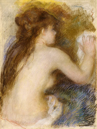 Nude Back Of A Woman à Pierre-Auguste Renoir