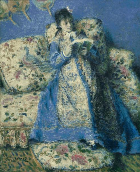 Renoir / Madame Monet reading / 1872 à Pierre-Auguste Renoir