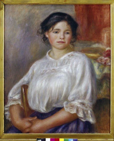 Renoir/Jeune fille/Helene Bellon/c.1909 à Pierre-Auguste Renoir