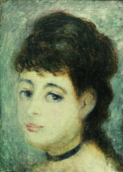 Renoir/Portrait of a young woman/c.1875 à Pierre-Auguste Renoir