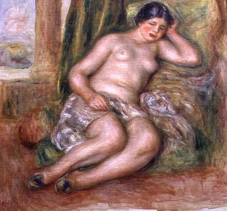 Sleeping Odalisque, or Odalisque in Turkish Slippers à Pierre-Auguste Renoir