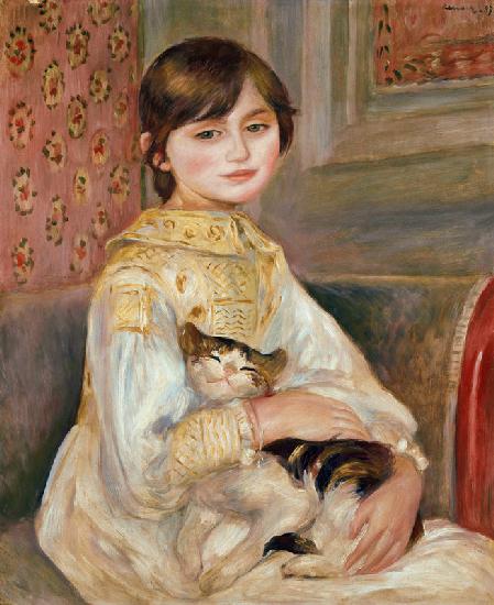 Mademoiselle Julie Manet avec le chat