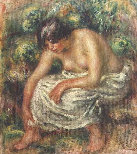 La toilette après le bain à Pierre-Auguste Renoir