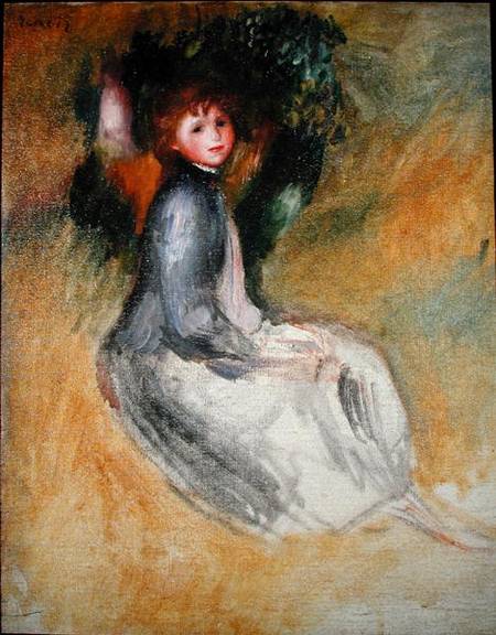 Young girl à Pierre-Auguste Renoir