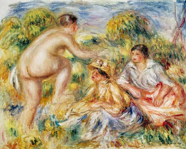 Jeunes filles dans la campagne à Pierre-Auguste Renoir