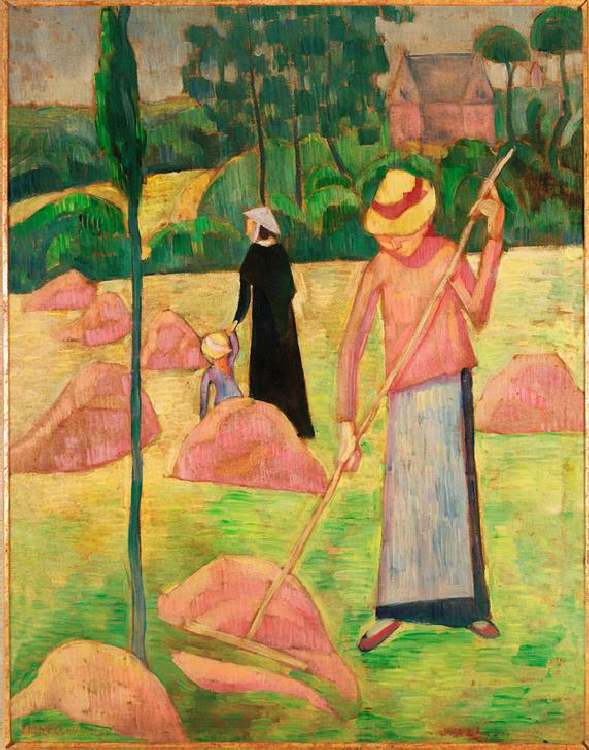 Woman with rake à Pierre Bonnard