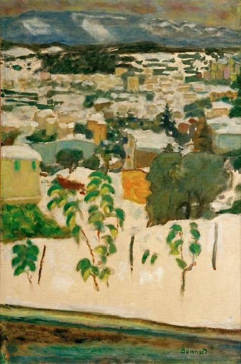 Le Cannet in the Snow à Pierre Bonnard