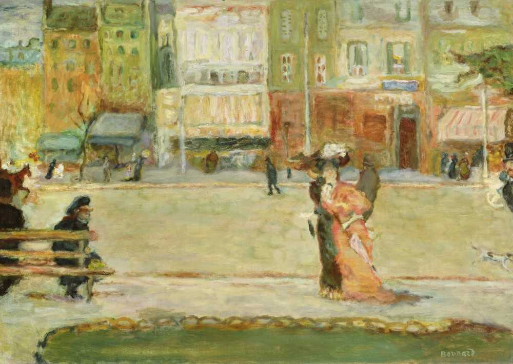 Street Scene, Avenue Clichy, Paris à Pierre Bonnard