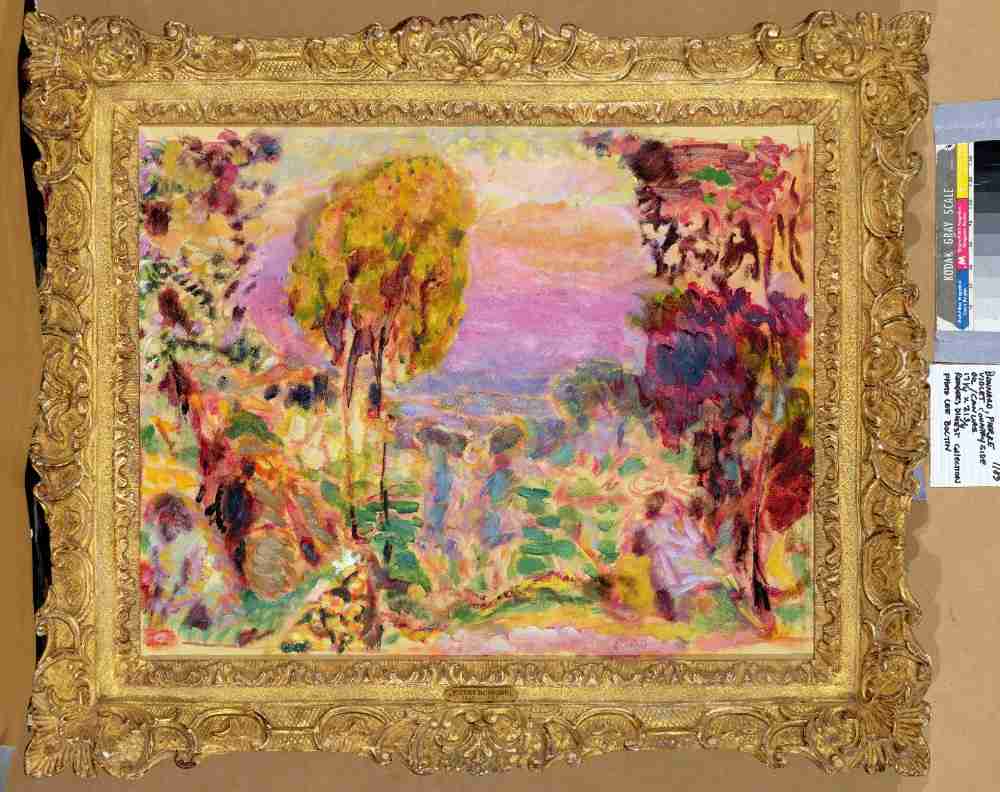 Violet Countryside à Pierre Bonnard