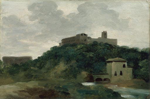 A la villa Farnese: le moulin à Pierre de Valenciennes