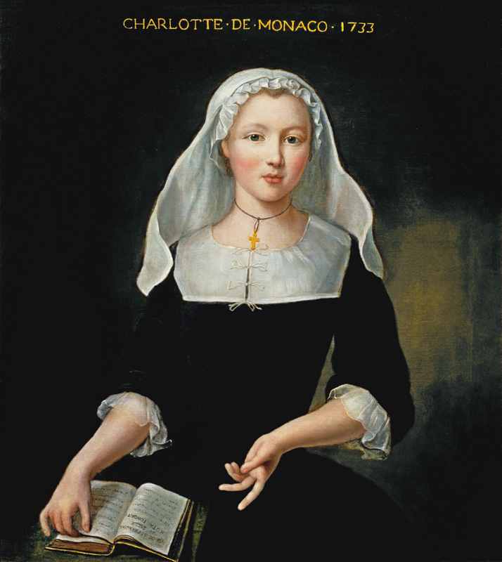 Portrait of Charlotte Grimaldi of Monaco à Pierre Gobert