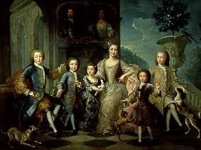 La famille du duc du Valentinois. à Pierre Gobert