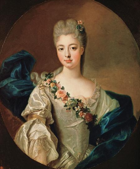 Portrait de Charlotte Aglae d'Orleans, vers 1720