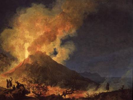 Vesuvius Erupting à Pierre Jacques Volaire
