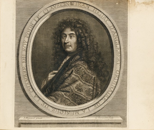 Portrait of the composer Jean-Henri d’Anglebert (1629-1691) à Pierre Mignard