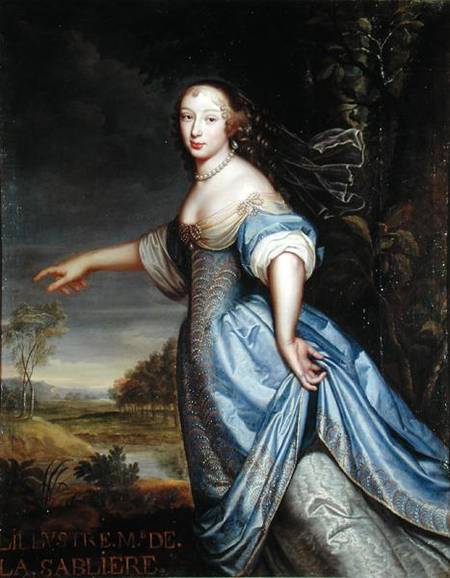 Portrait of Madame de la Sabliere à Pierre Mignard